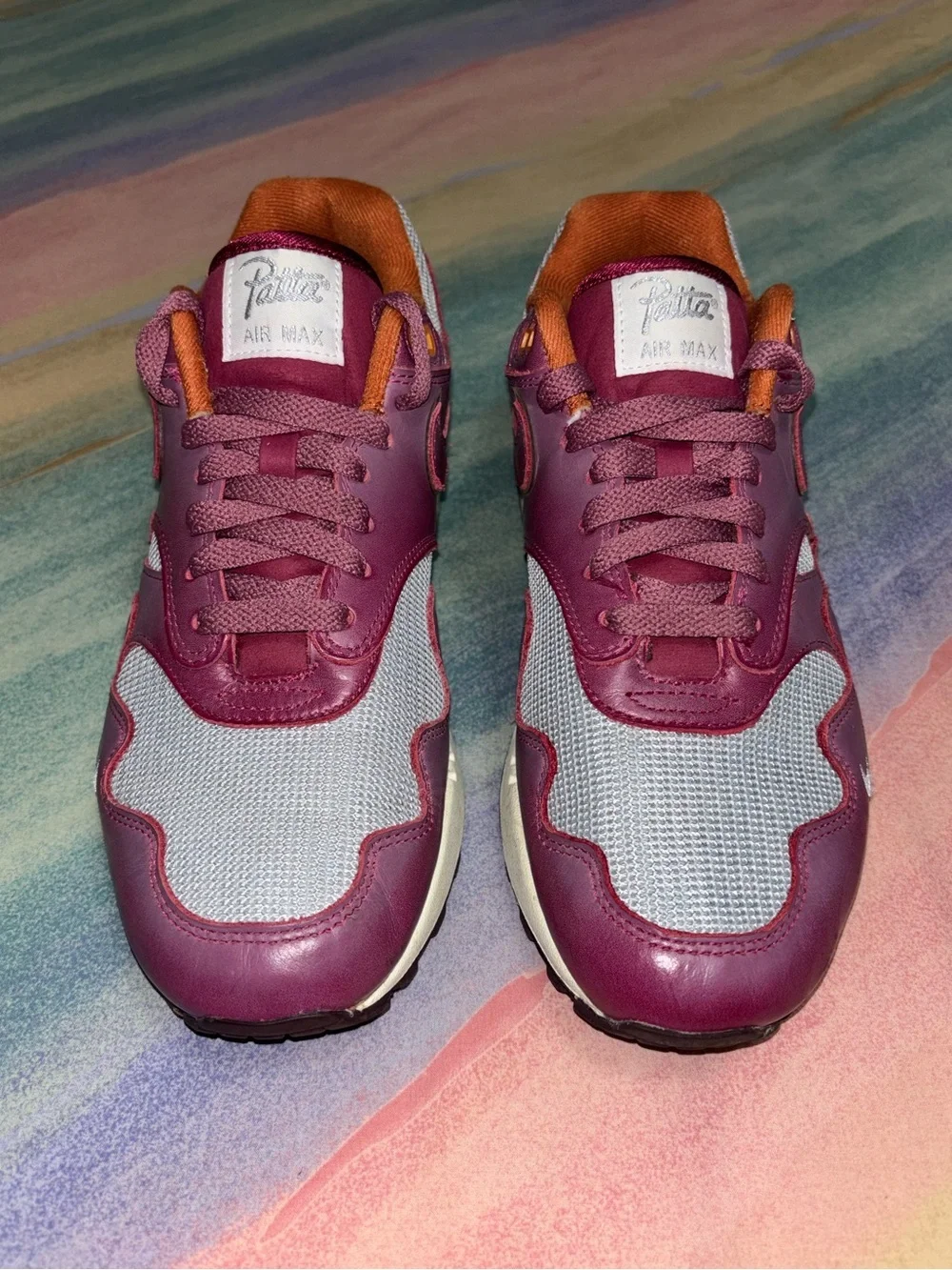 Nike Air Max 1 x Patta Rush Maroon sneakers men’s 7.5 / women’s 9
